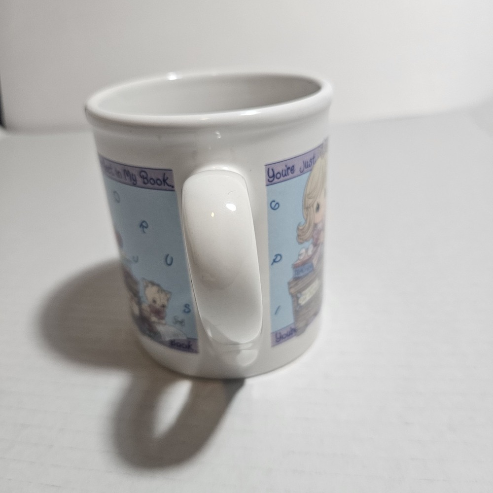 Precious Moments 1997 You're Perfect my Book Teacher Coffee Tea Mug Enesco vtg - Picture 6 of 14